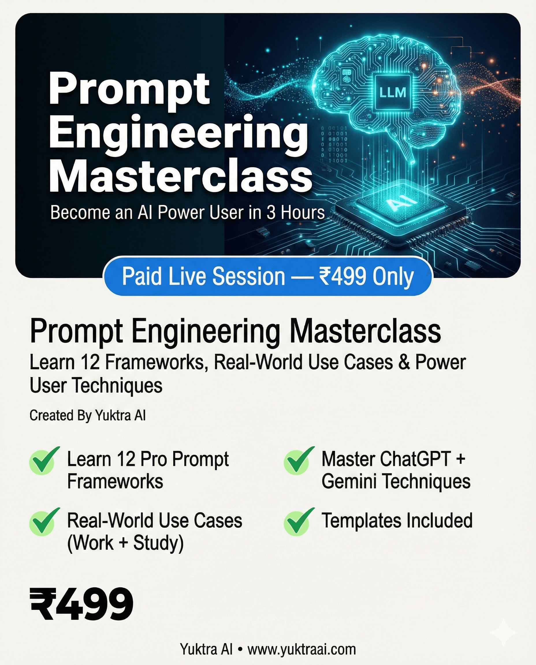 Prompt Engineering Masterclass card